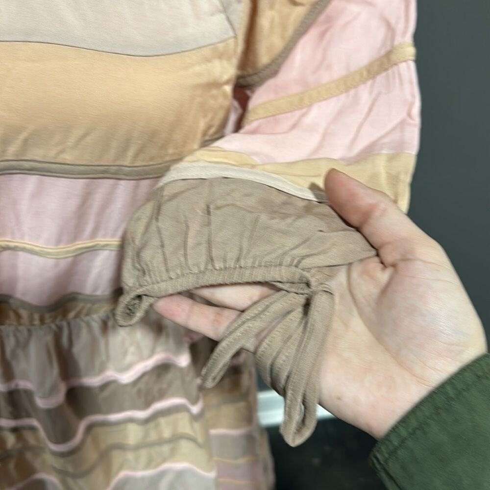 Storia Neapolitan Stripe Midi Dress M - Picture 6 of 8